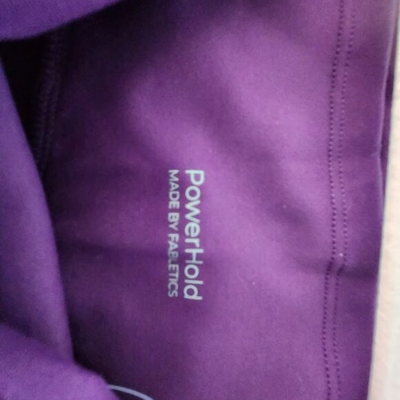 Fabletics PowerHold Boost High-Waisted Leggings XL – Luxe Plum/Dusted Lilac - Picture 9 of 10